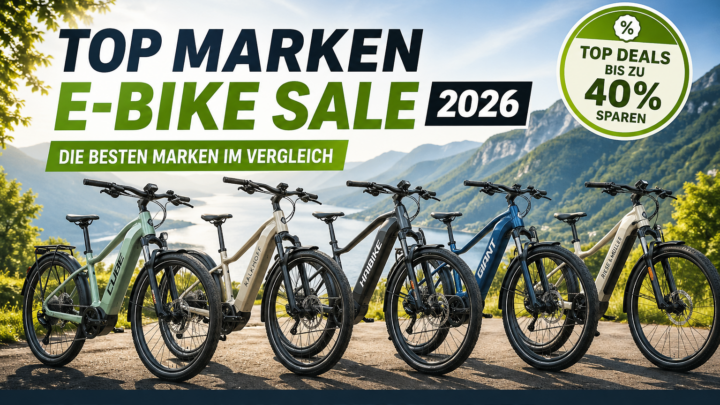 E-Bike Sale 2026: Riese & Müller, Cube & Haibike bis 60% reduziert