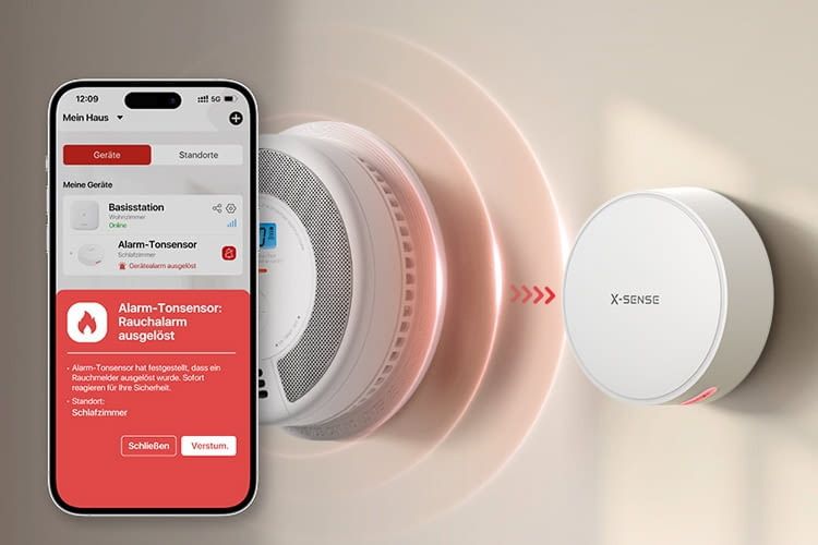 Über eine zusätzliche Basisstation ist dieses Modell optional vernetzbar Über eine zusätzliche Basisstation ist dieses Modell optional vernetzbar