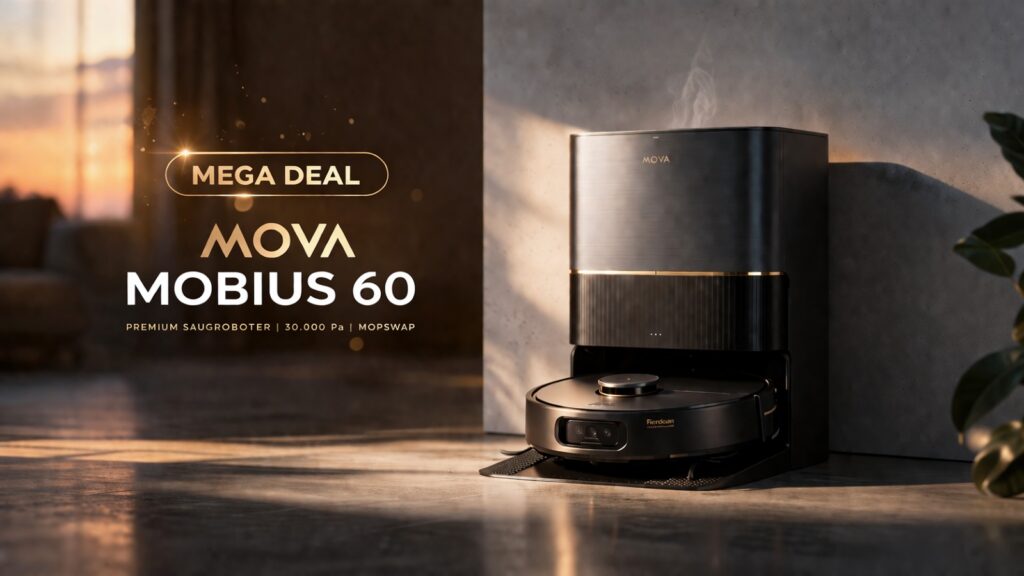 Letzte Chance: Premium Saugroboter MOVA Mobius 60 jetzt 300 € günstiger!