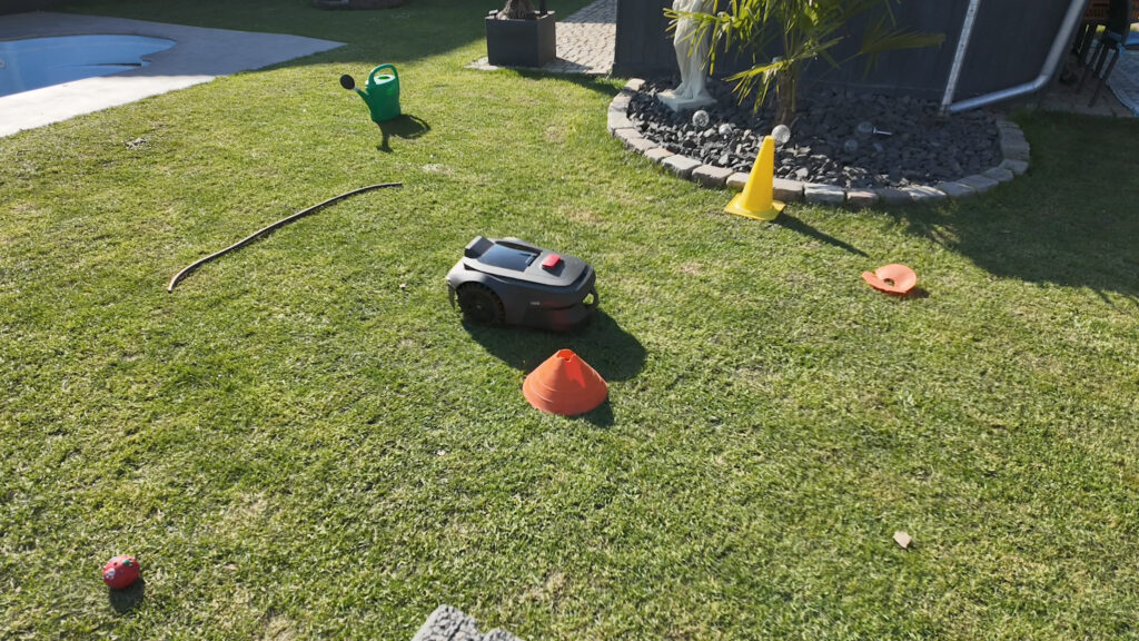 Insgesamt war die Leistung im Hindernistest gut