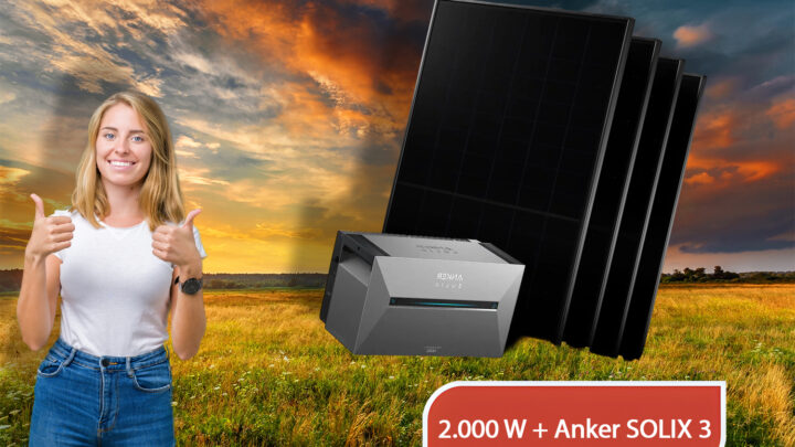 2.000W Balkonkraftwerk plus Anker SOLIX 3: Wer die Sonne zum Schweigen bringt, spart trotzdem – dank Speicher