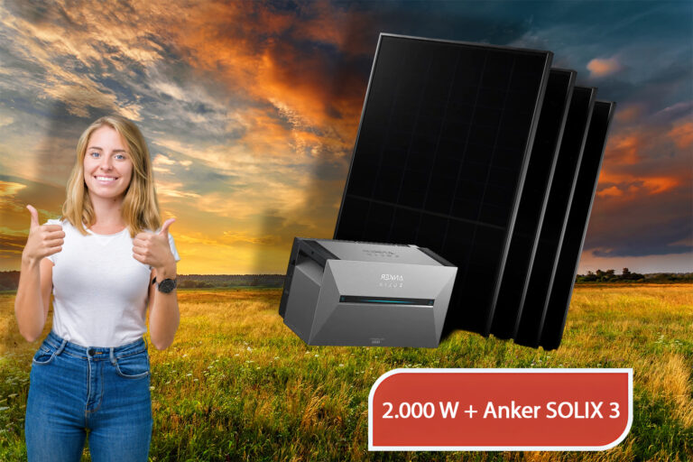 Mit diesem Solago-Set sparst du bis zu 560 Euro Strom im Jahr – 2.000W Balkonkraftwerk mit Anker SOLIX 3 Speicher