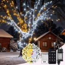 Minxawy 100m 1000er LED Lichterkette mit App Steuerung