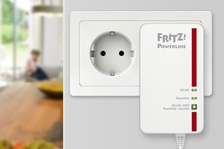 AVM FRITZ! Powerline 546E Steckers erweitert das Heimnetzwerk zuverlässig über das Stromnetz AVM FRITZ! Powerline 546E Steckers erweitert das Heimnetzwerk zuverlässig über das Stromnetz