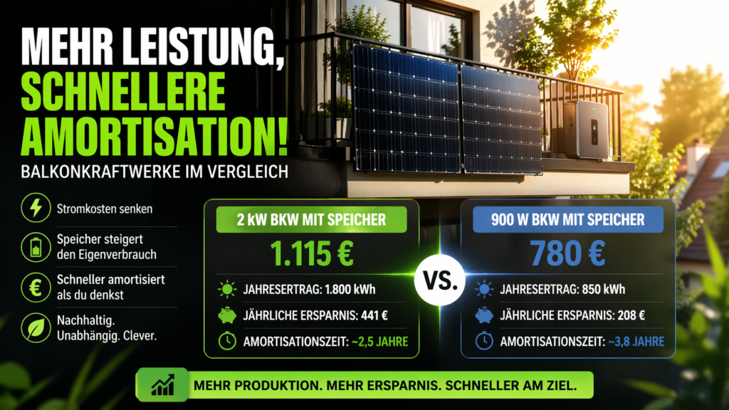 2000 W Komplettset mit Speicher: Dieses Kraftwerk spart richtig viel Geld!