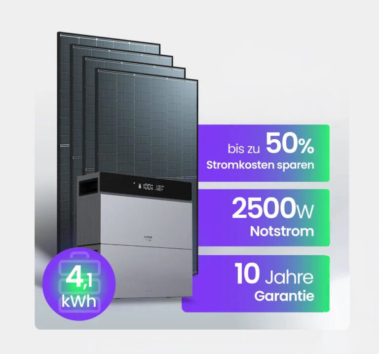 tepto 1860W Balkonkraftwerk mit Tuya Conow Speicher