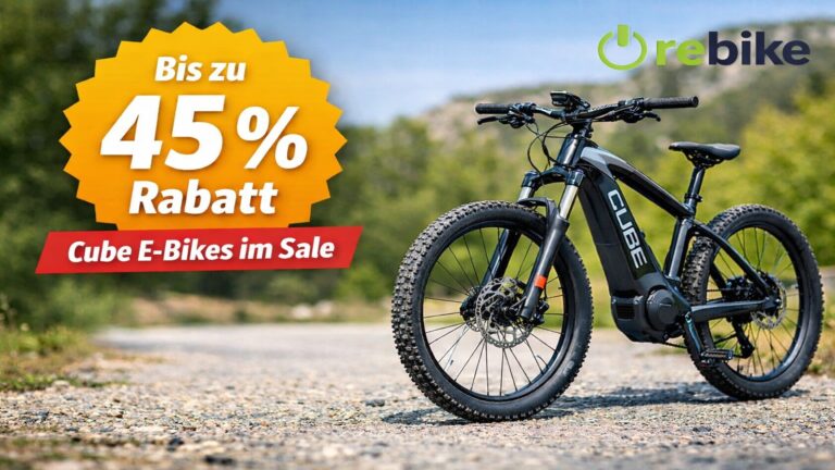 Bis zu 45 % sparen – Cube E-Bikes jetzt im großen Sale