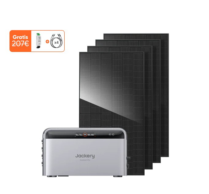 Jackery 2000 W Balkonkraftwerk mit SolarVault 3 Pro