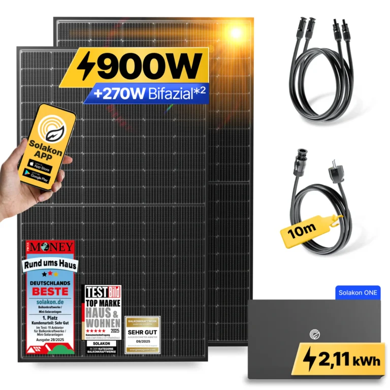 Solakon onLite 900 W mit Speicher
