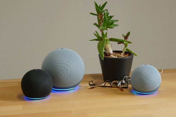 Die Alexa Sprachsoftware ist auf vielen Echo Lautsprechern und immer mehr Haushaltsgeräten zu finden Die Alexa Sprachsoftware ist auf vielen Echo Lautsprechern und immer mehr Haushaltsgeräten zu finden