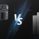 Links: Marstek Jupitr C Plus, rechts Solakon One Speicher