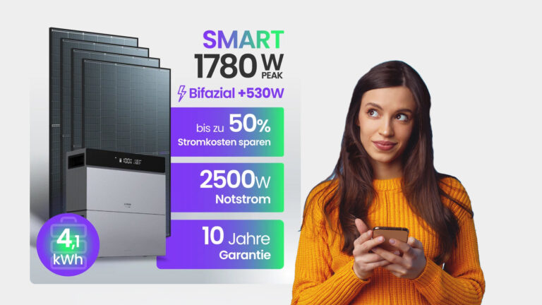 1780W Leistung + 4 kWh Speicher: Dieses Balkonkraftwerk spart dir bis zu 1.000 € Stromkosten im Jahr!