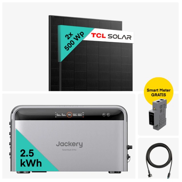 Yuma x Jackery - 1000 W Balkonkraftwerk mit SolarVault 3 Pro