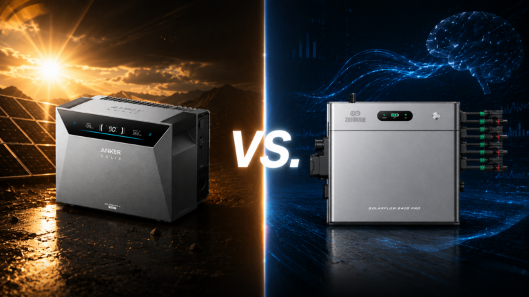 Anker SOLIX 4 Pro vs. Zendure SolarFlow 2400 Pro: Welcher Stromspeicher gewinnt das Duell?