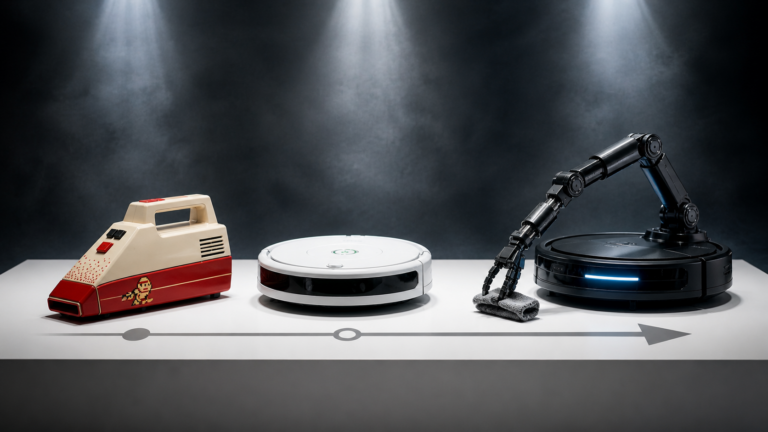 Nintendo gegen Roborock: Wie der Saugroboter in 47 Jahren vom Spielzeug zum KI-Greifarm wurde