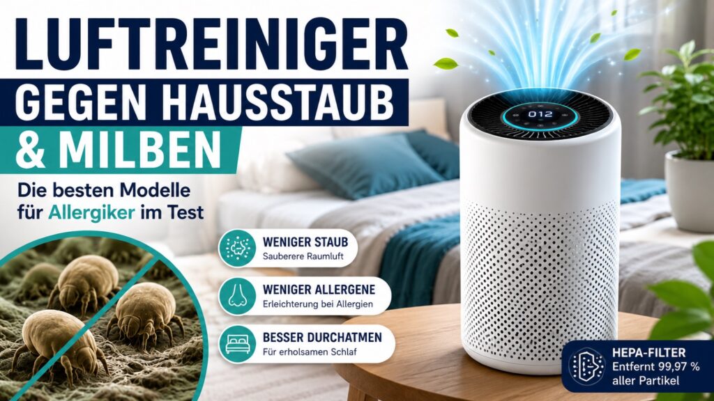Luftreiniger gegen Hausstaub & Milben – Welche Modelle helfen Allergikern wirklich?