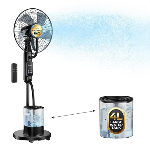 NebulaFlow Standventilator mit Wassertank