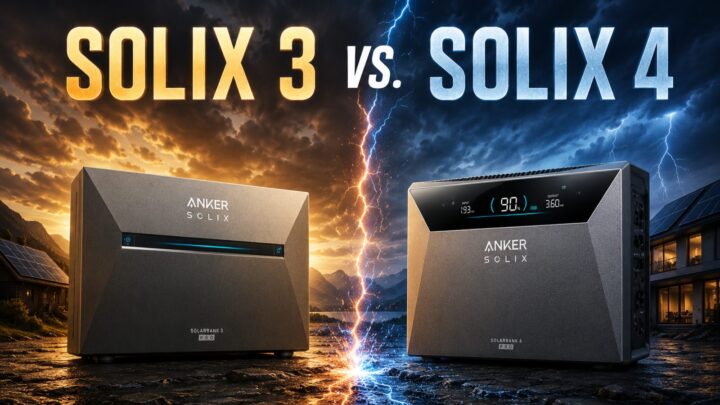 Duell der Anker-Generationen: SOLIX 3 vs. SOLIX 4 – Welcher Speicher passt besser zu mir?