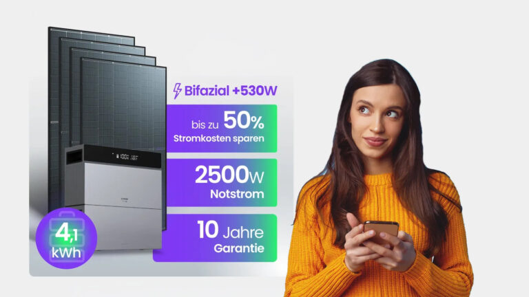 1760W Leistung + 4 kWh Speicher: Dieses Balkonkraftwerk spart bis zu 50 % Stromkosten/Jahr!