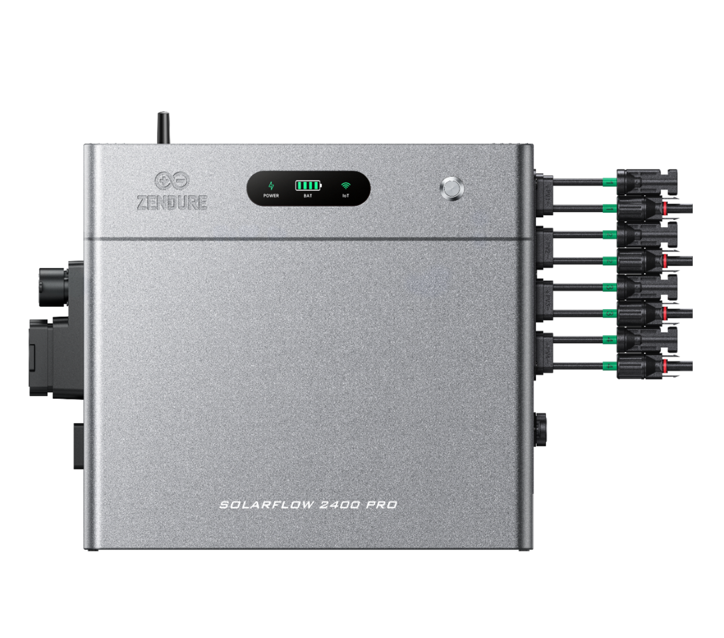 Bis zu 3.000 Watt PV-Eingangsleistung kann der SolarFlow 2400 verarbeiten.