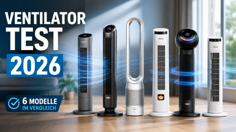Ventilator Vergleich 2026: Warum Dyson den Vergleichssieger nicht toppen kann!
