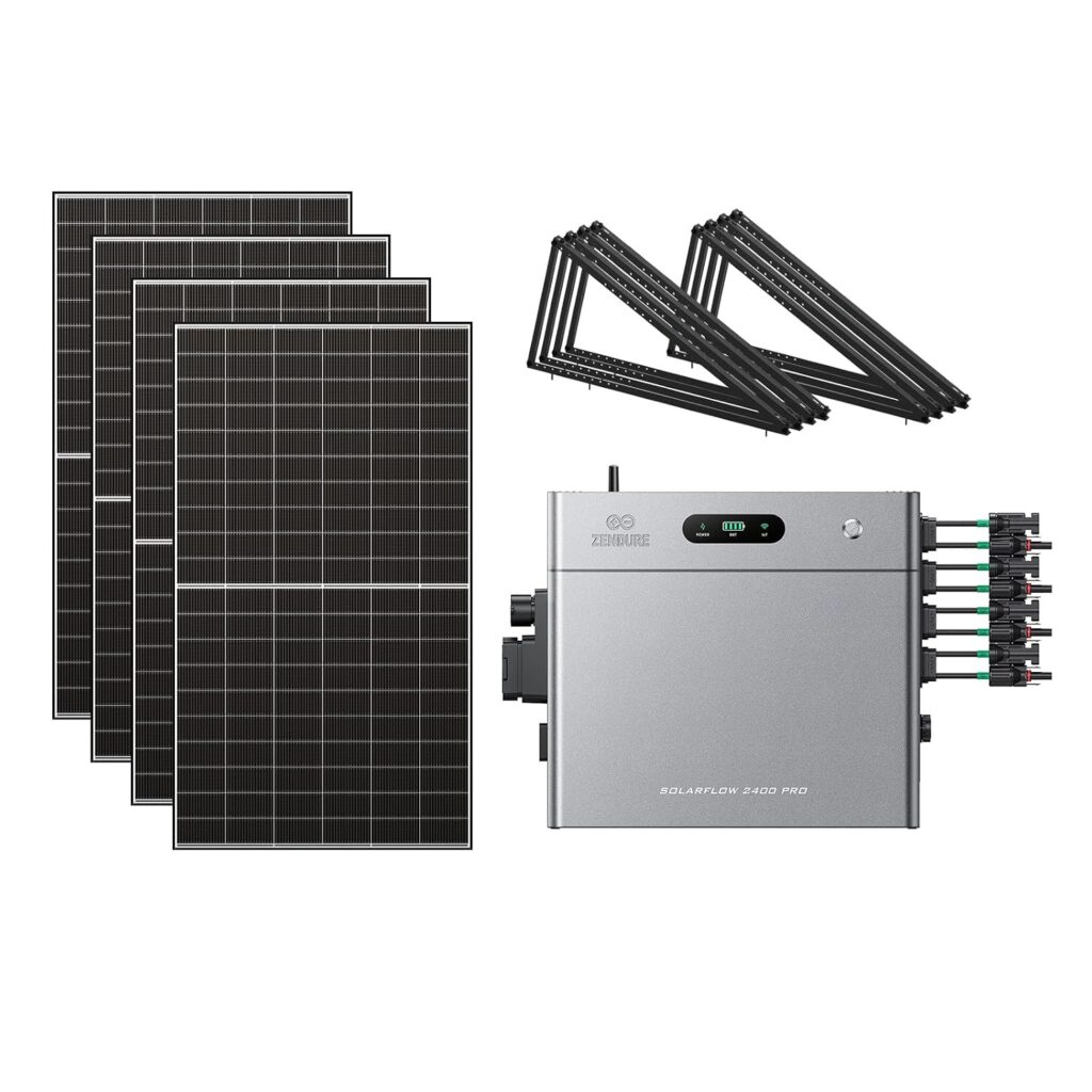 Zendure SF2400 Pro Balcony + 4x 515 W Solarpanele