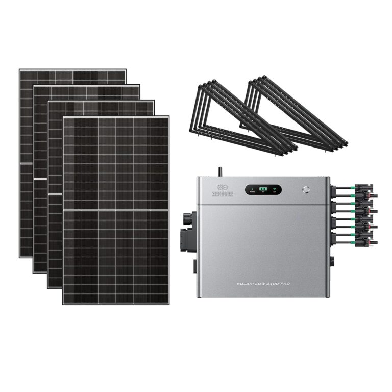 Zendure SF2400 Pro Balcony + 4x 515 W Solarpanele