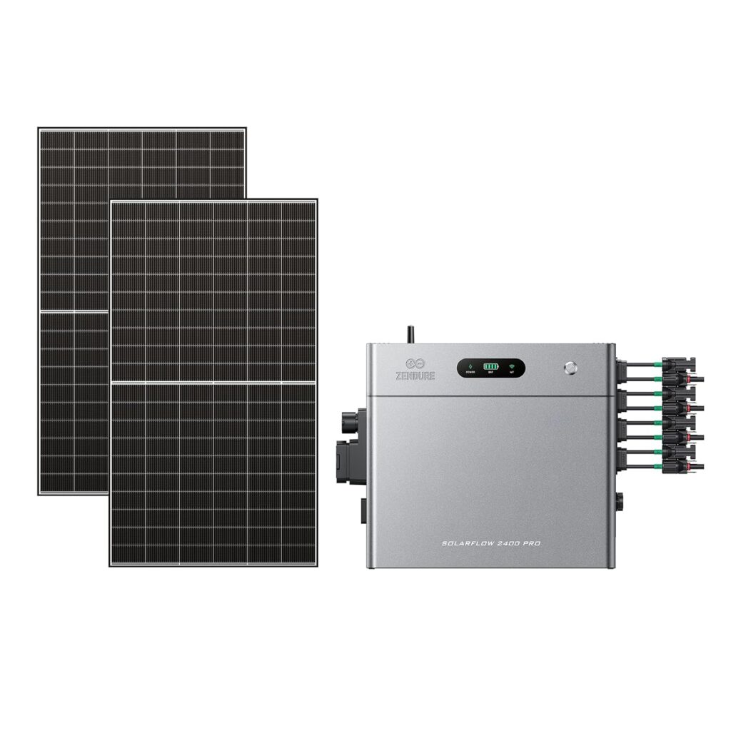 Zendure SF2400 Pro Balcony + 2x 515 W Solar Panele