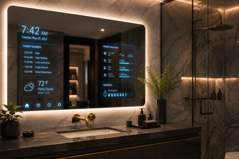 Smartes Badezimmer: So bringt digitale Technik mehr Komfort und Erholung nach Hause