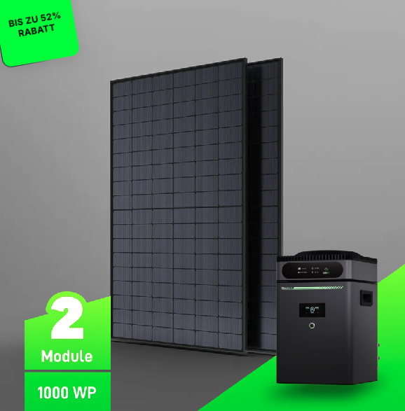 Maxxicharge 1.000 W Balkonkraftwerk mit Speicher