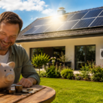 Mit PV auf dem Dach und Split-Klimaanlage an der Wand sinken die Betriebskosten im Sommer auf nahezu null.