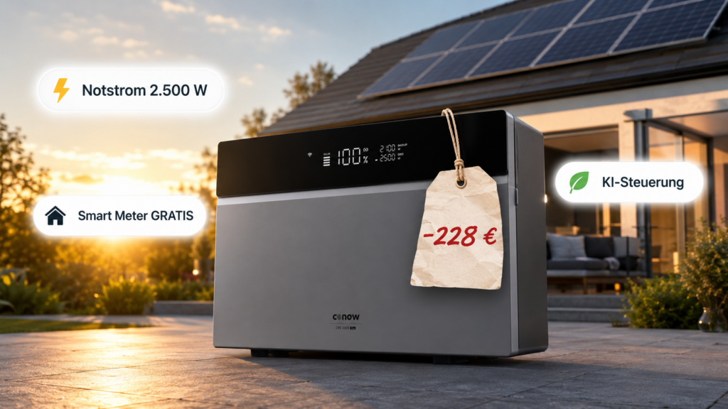 Gratis-Smart-Meter vs. 228 Euro Rabatt: Das tepto Conow-Deal macht beides möglich – gleichzeitig