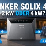 Der Anker SOLIX 4 kann bis zu 5.000 Watt PV-Leistung aufnehmen. Wer statt 2.000 gleich 4.000 Watt installiert, verdoppelt den Solarertrag und verkürzt die Amortisationszeit deutlich.