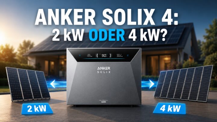 Anker SOLIX 4: Für welche Modulleistung lohnt sich der neue 5kWh Speicher?