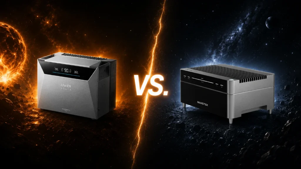 Anker SOLIX 4 Pro vs. Marstek Venus A: Zwei Balkonspeicher, eine Steckdose – einer kostet doppelt so viel