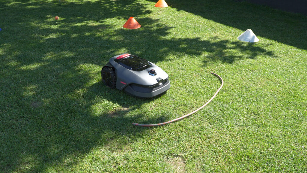 Auch der Gartenschlauch war überhaupt kein Problem im Test.