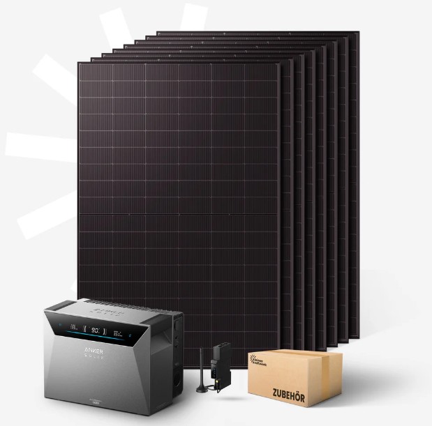 Kleines Kraftwerk: 4.000 Watt Balkonkraftwerk + Anker SOLIX 4