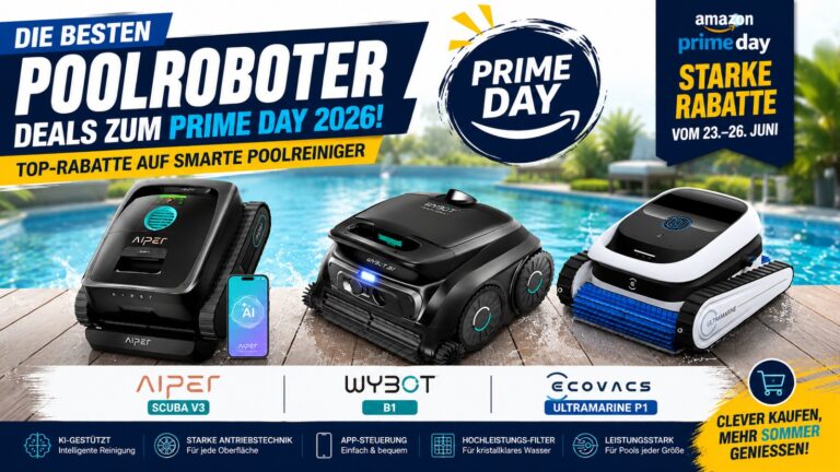 Den Sommer am Pool genießen! Die besten Poolroboter Deals zum Amazon Prime Day 202