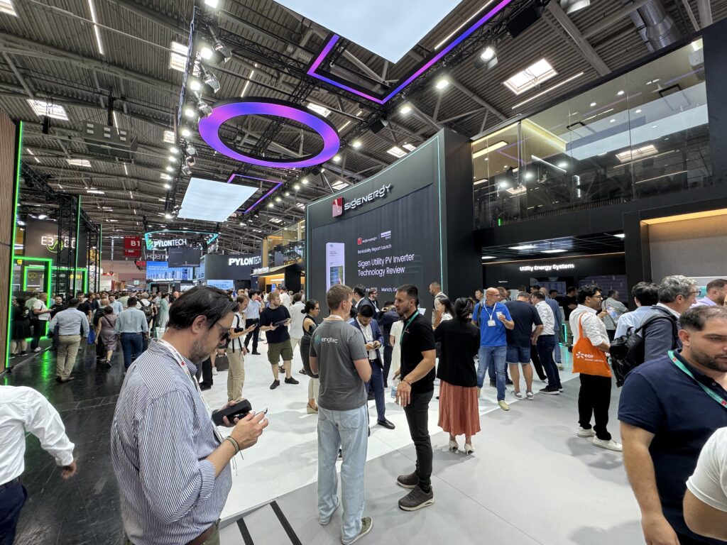 Die Sigenergy Booth gehörte zu den größten auf der InterSolar 2026.