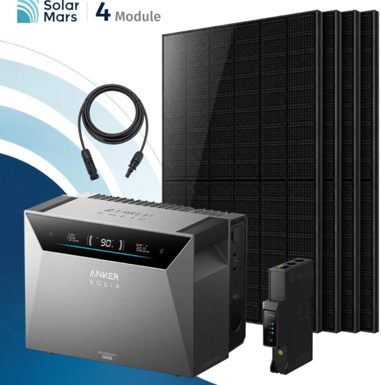 SolarMars: 2.000 Watt Balkonkraftwerk + Anker SOLIX 4