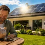 Mit PV auf dem Dach und Split-Klimaanlage an der Wand sinken die Betriebskosten im Sommer auf nahezu null.