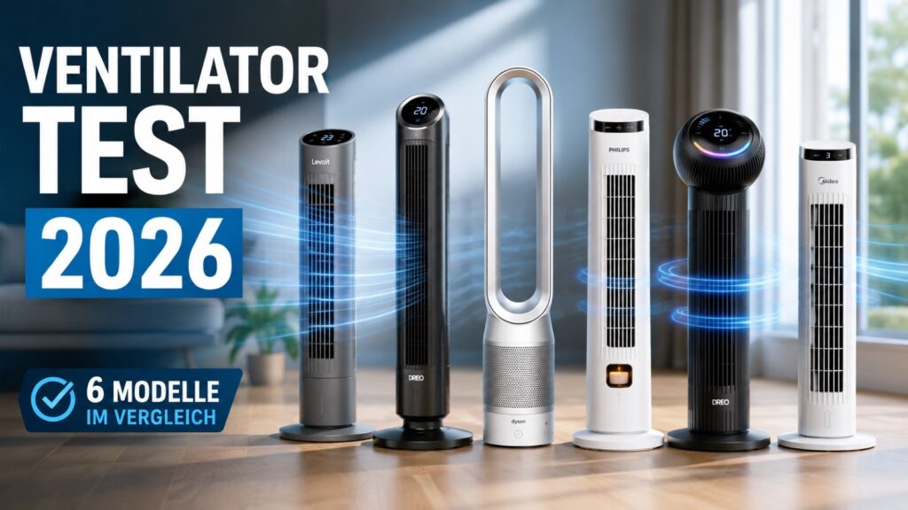 Der beste Ventilator 2026: Dieses Modell schlägt Dyson & Philips überraschend deutlich