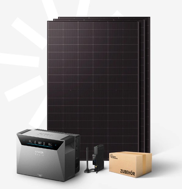 1.500 Watt Balkonkraftwerk + Anker SOLIX 4