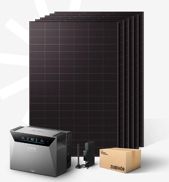 3.000 Watt Balkonkraftwerk + Anker SOLIX Solarbank 4 Pro