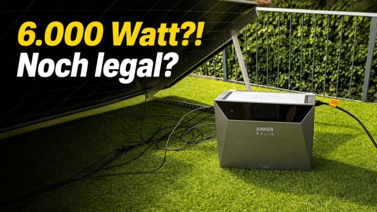 Sind 6.000 Watt Balkonkraftwerke legal? Das musst du dabei beachten