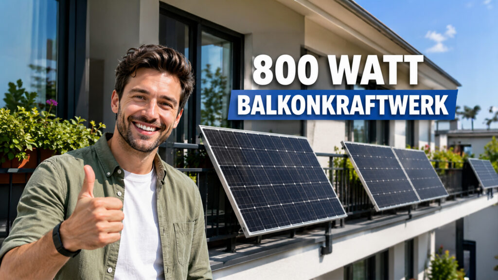 Das sind aktuell die besten 800 Watt Balkonkraftwerke