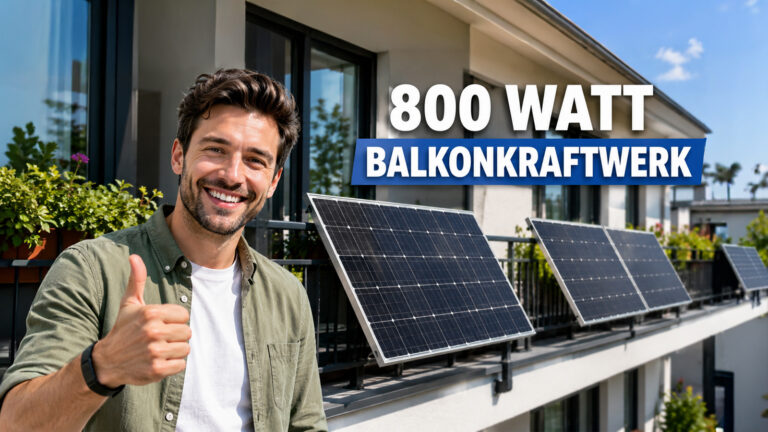 Das sind aktuell die besten 800 Watt Balkonkraftwerke