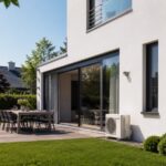 Das Außengerät einer Split-Klimaanlage lässt sich an der Hausfassade unauffällig montieren.