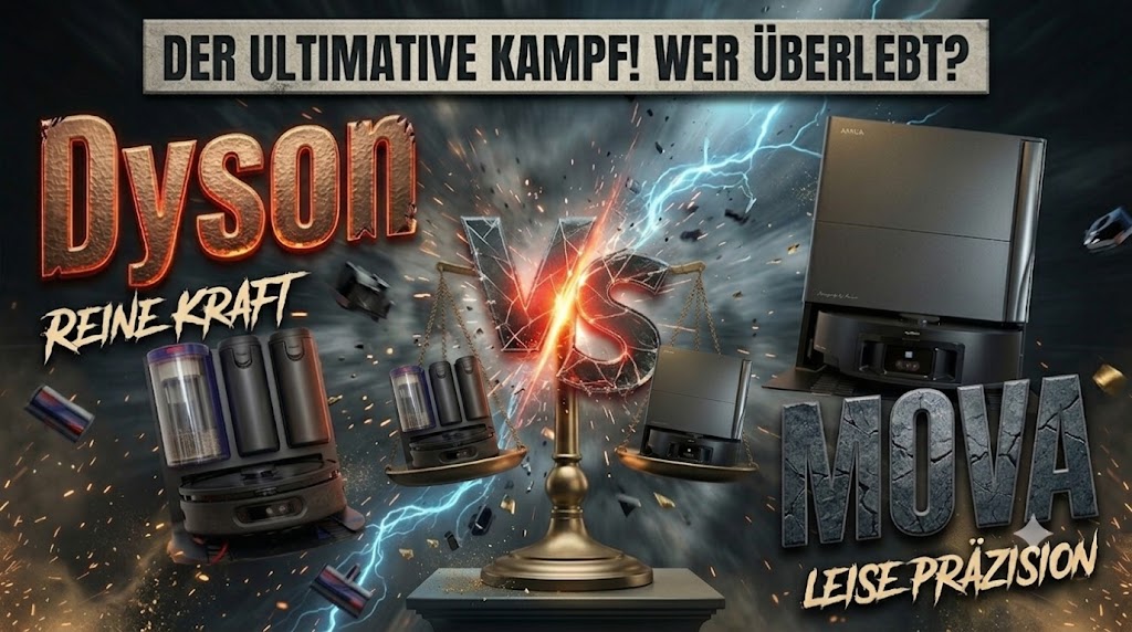 Dyson vs. MOVA: Warum der Staubsauger-König sein erstes Wischwalzen-Duell klar verliert