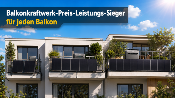 Klein gegen Groß: Welches Balkonkraftwerk mit Speicher 2026 den Preiskampf gewinnt